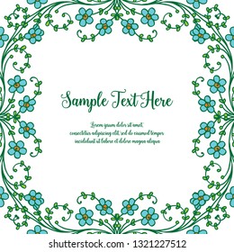 Vector illustration frame white backdrop with your sample text here hand drawn