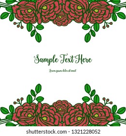 Vector illustration frame white background for write your text hand drawn