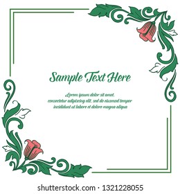 Vector illustration frame white background for write your text hand drawn