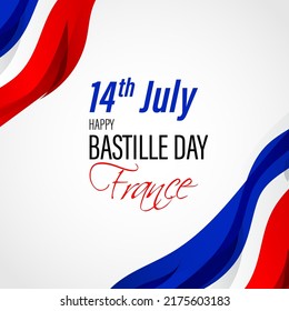 Vector illustration for France Bastille Day