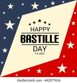 Vector illustration of France Bastille Day.