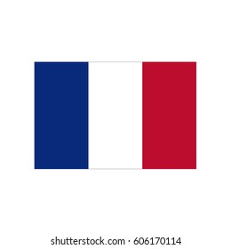 vector illustration of France flag