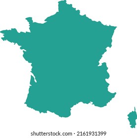 Vector Illustration of France map