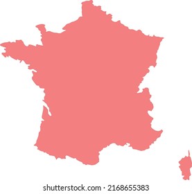 Vector Illustration of France map