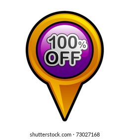 Vector illustration of free icon