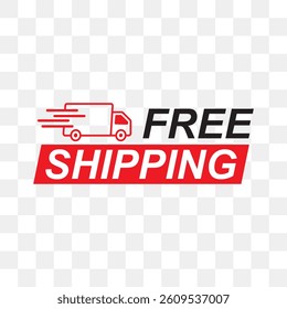 Vector illustration free shipping editable