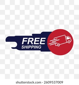 Vector illustration free shipping editable
