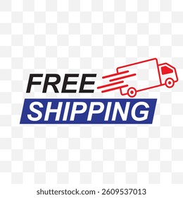 Vector illustration free shipping editable