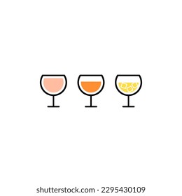 vector illustration of fresh drink, juice, boba, etc.