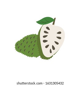 Vector illustration of fresh fruits - Vector isolated icons illustration