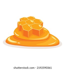 Ilustración Vectorial De Miel Fresca