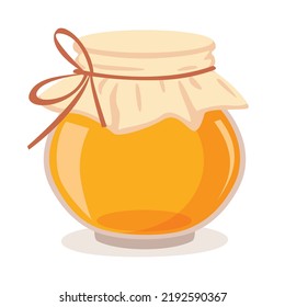 Vector Illustration Of Fresh Honey