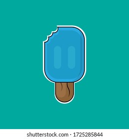 Vector illustration of fresh ice cream