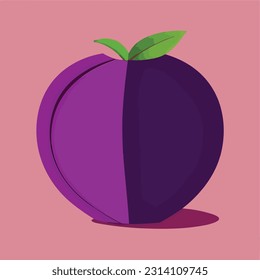 Ilustración vectorial de uva fresca y jugosa