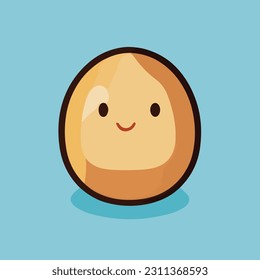 Vector illustration of fresh juicy potato