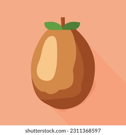 Vector illustration of fresh juicy potato