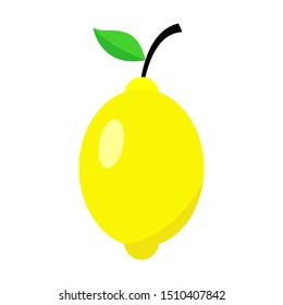 Vector illustration of a fresh lemon