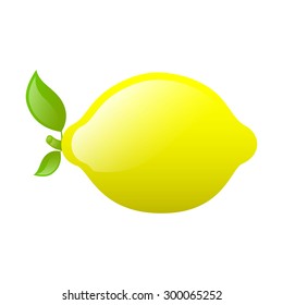 Vector Illustration of a Fresh Lemon