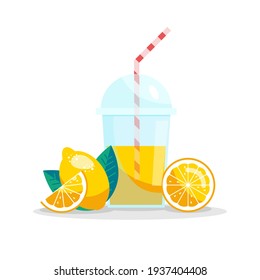 Vector illustration. Fresh Lemonade. Summer 