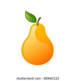 Vector Illustration of a Fresh Pear