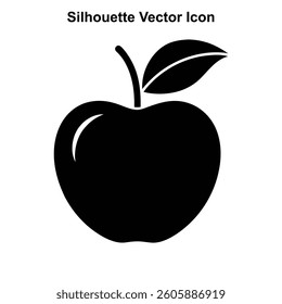Vector illustration of a fresh red and green apple with a leaf on a black background, symbolizing health, nature, and delicious, juicy fruit