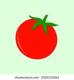 Vector illustration of fresh red tomatoes