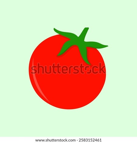 Vector illustration of fresh red tomatoes