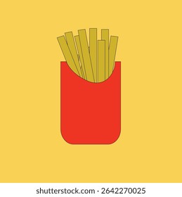 vector illustration of fresh snack. Crispy snack. Fried vegetable root slices.