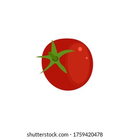 vector illustration of fresh tomato