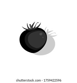 ilustración vectorial del icono de tomate fresco
