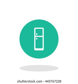 Vector illustration of fridge icon
