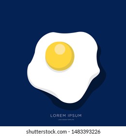 Vector Illustration Fried Eggs For Restaurant Logo