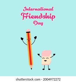 vector illustration for friendship day