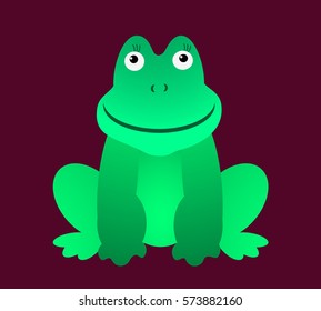 Vector illustration of frog for your design.  