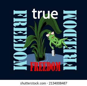 vector illustration of frogs, can be used for shirt design, t-shirt printing, symbols, wall decorations, magazine covers, backgrounds, mascots


