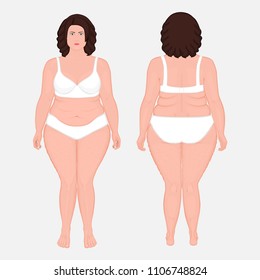 Back Of Obese Woman Images Stock Photos Vectors Shutterstock
