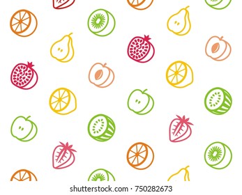 Vector illustration of fruit.