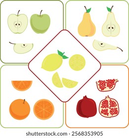 vector illustration, fruit, art, product