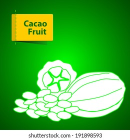 Vector illustration of fruits