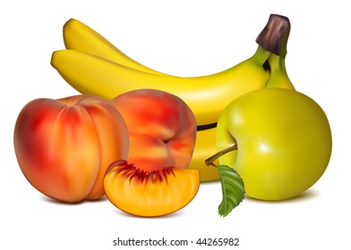 Vector illustration. Fruits.