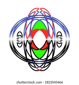 Vektorgrafik des vollfarbigen Logo-Designs