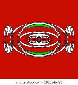 vector illustration of full color logo design
