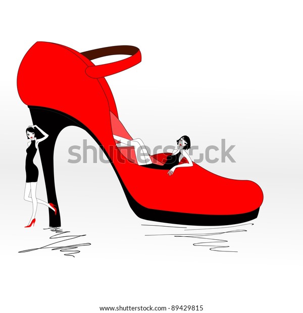 Vector Illustration Funky Beautiful Sexy Girls Stock Vector Royalty Free 89429815 Shutterstock 4679