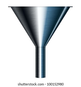 Vector illustration of funnel