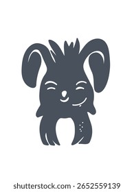 vector illustration of a funny cartoon animal for kids