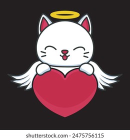 Vector Illustration of Funny Cat