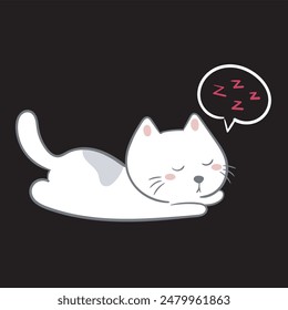 Vektorillustration von Funny Cat