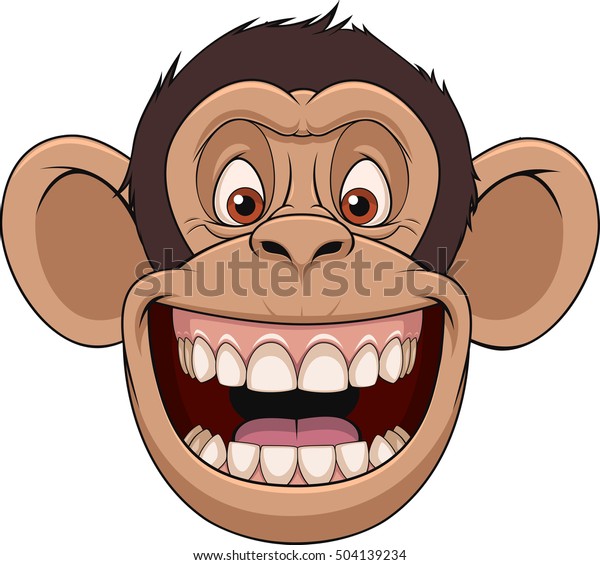 smiling chimpanzee drawing smiling chimpanzee drawing