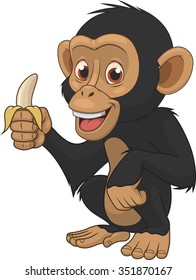 chimpanzee cartoon images stock photos vectors shutterstock