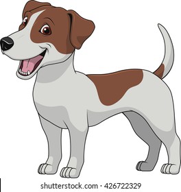 Jack Russell Cartoon Images, Stock 